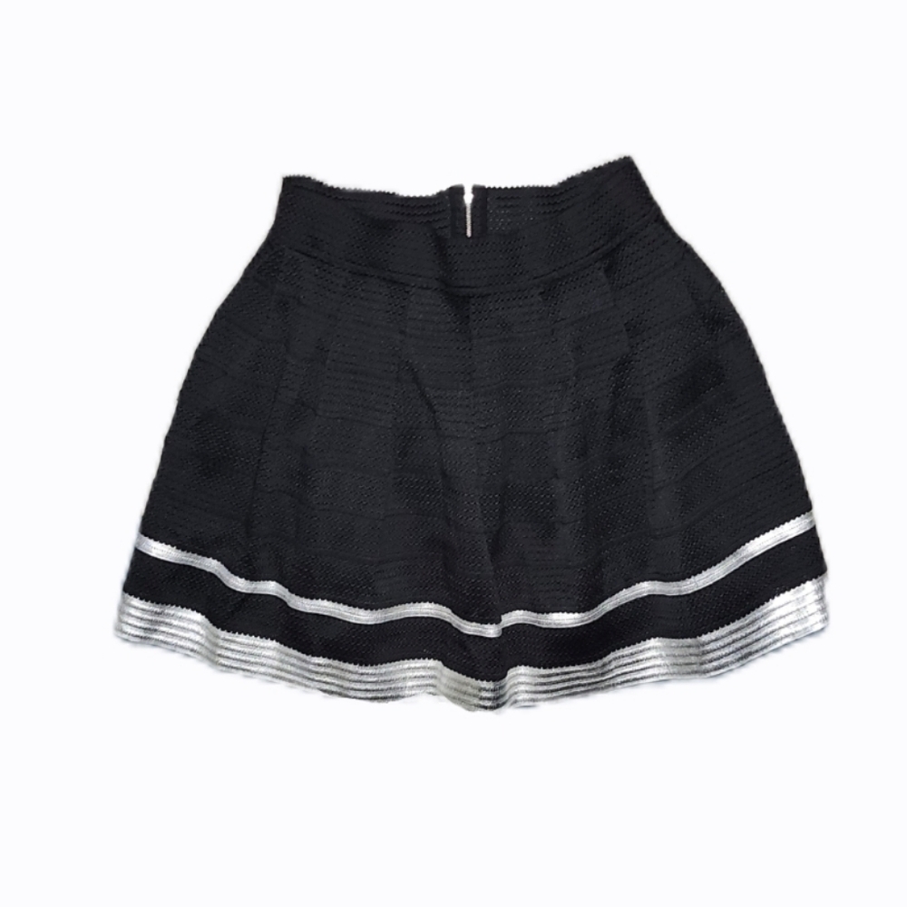 Ashley Stewart Black Skater Skirt - Picture 2 of 5